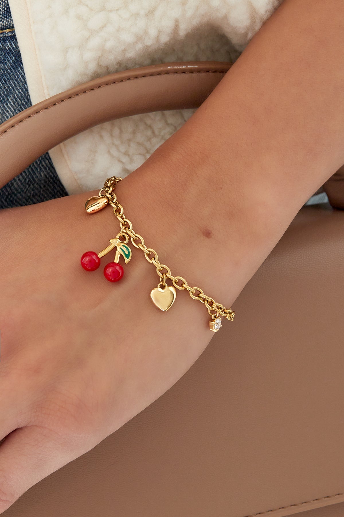MARIA - cherry bracelet